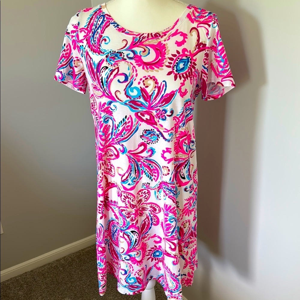 Lilly Pulitzer Cody dress Coconut Flitting About